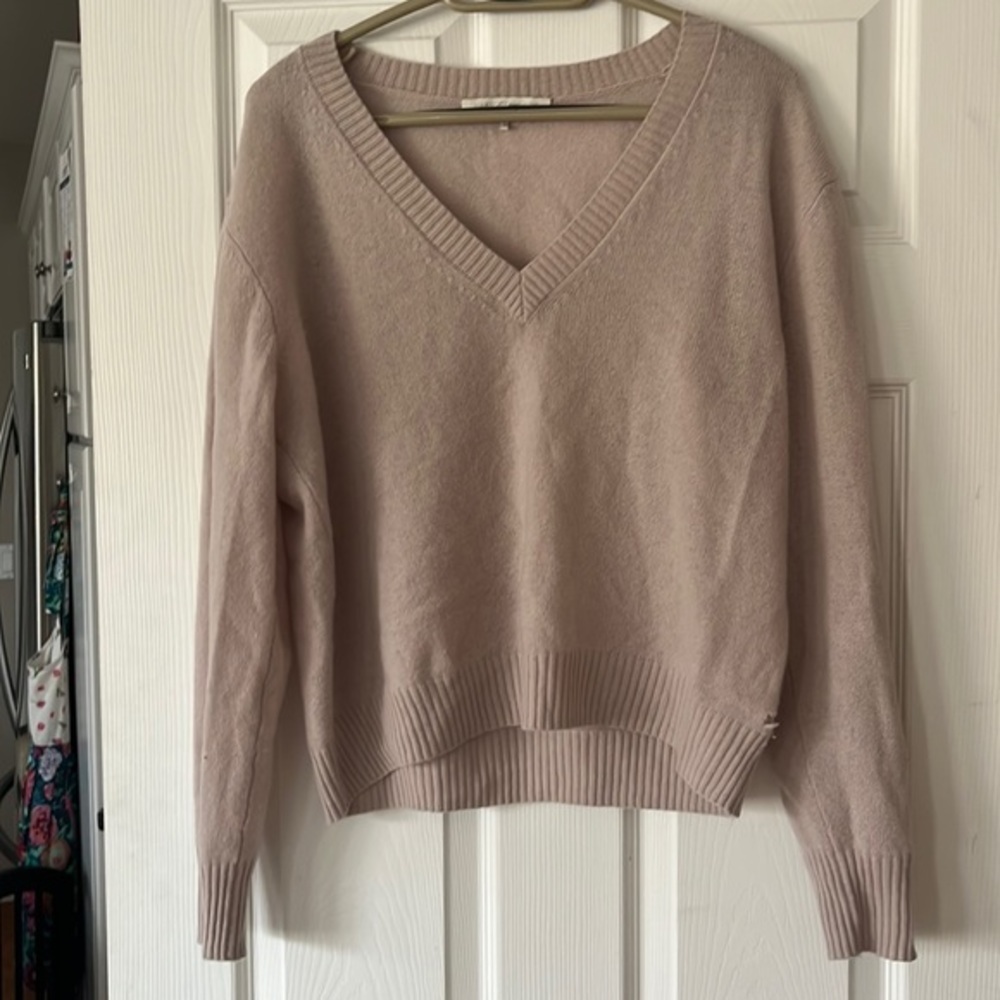 NakedCashmere Aria V-neck Cashmere Sweater Size Large